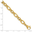 14K Polished Fancy Link Bracelet