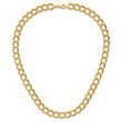 14K Polished Fancy Link Necklace