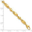 14k Polished Fancy Link Bracelet