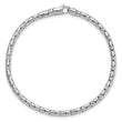 14K White Gold Polished Fancy Bracelet