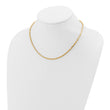 14K Polished Fancy Link Necklace