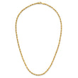 14K Polished Fancy Link Necklace