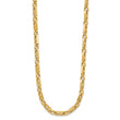 14K Polished Fancy Link Necklace