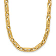 14K Polished Fancy Link Necklace