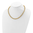 14K Polished Fancy Link Necklace