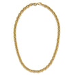 14K Polished Fancy Link Necklace