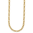 14K Polished & Textured Fancy Link Necklace