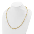 14K Polished Fancy Link Necklace