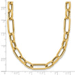 14K Polished Fancy Link Necklace