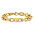 14K Polished Fancy Link Bracelet