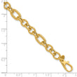 14K Polished Fancy Link Bracelet