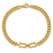 14K Polished Fancy Link Bracelet