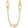 14K Polished Fancy Link Necklace