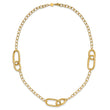 14K Polished Fancy Link Necklace