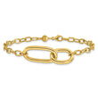 14K Polished Fancy Link Bracelet