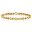14K Polished Fancy Link Bracelet