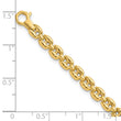 14K Polished Fancy Link Bracelet