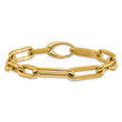 14K Polished Link Bracelet
