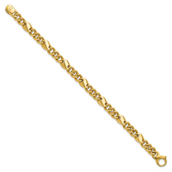 14K Polished Fancy Link Bracelet