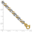 14K Two-Tone Polished Fancy Link Bracelet
