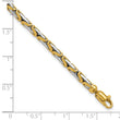14K Two-Tone Polished Fancy Link Bracelet