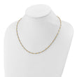 14K Two-Tone Polished Fancy Link Necklace