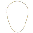 14K Two-Tone Polished Fancy Link Necklace