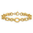 14K Polished Fancy Link Bracelet