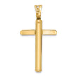 14K Polished Cross Pendant