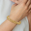 14K Fancy Stretch Bangle Bracelet