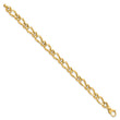 14K Polished Fancy Link 7.5in Bracelet
