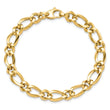 14K Polished Fancy Link 7.5in Bracelet