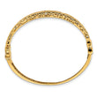14K Polished Hollow Fancy Bangle