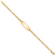 14k Oval Anchor ID Bracelet