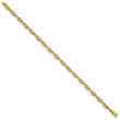 14K 8.5 inch 5.1mm Hand Polished Fancy Link with Lobster Clasp Bracelet