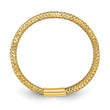14k Polished/Textured Stretch Ring