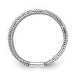 14k White Gold Stretch Ring