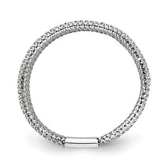 14k White Gold Stretch Ring