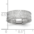 14k White Gold Stretch Ring