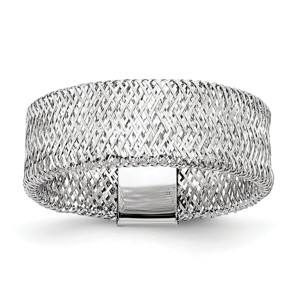 14k White Gold Stretch Ring
