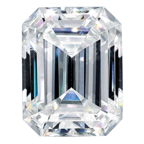 Lab Grown VS+, F+ 2/3ct Emerald Diamond
