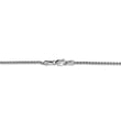 14K White Gold Polished Spiga Chain Necklace Elegant 14 Solid Design - 30
