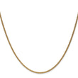 14K 16 inch 1.7mm Spiga with Lobster Clasp Chain