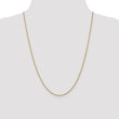 14K 16 inch 1.8mm Forzantine Cable with Lobster Clasp Chain