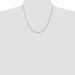 14K Gold Diamond-Cut Spiga Chain Necklace with Lobster Clasp - 18