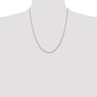 14K Gold Diamond-Cut Spiga Chain Necklace with Lobster Clasp - 18