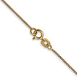 14K Gold Spiga Chain Necklace with Polished Finish for Women - 20