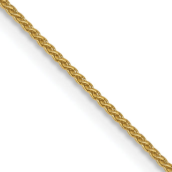 14K Gold Spiga Chain Necklace with Polished Finish for Women - 20