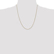 14K Gold Spiga Chain Necklace with Polished Finish for Women - 30