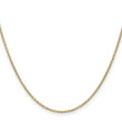 14K Gold Women's Polished Cable Chain with Lobster Clasp - 30